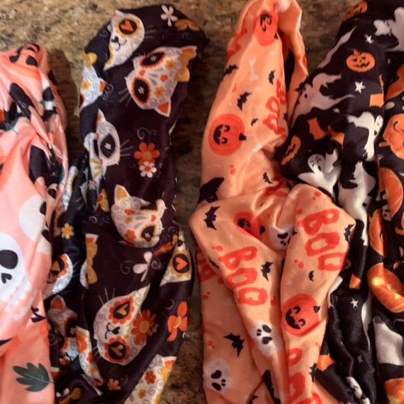 3 Halloween fabric headbands NWOT - Picture 9 of 10